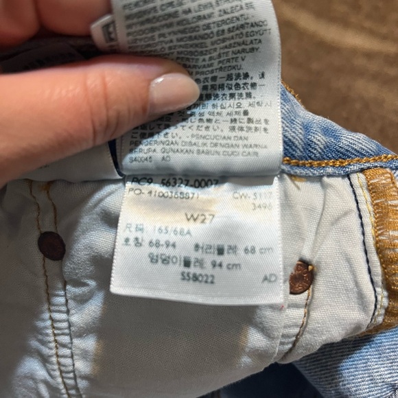 Levi's® Premium 501® ORIGINAL FIT HIGH RISE WOMEN'S SHORTS - Size W27 - Picture 6 of 6